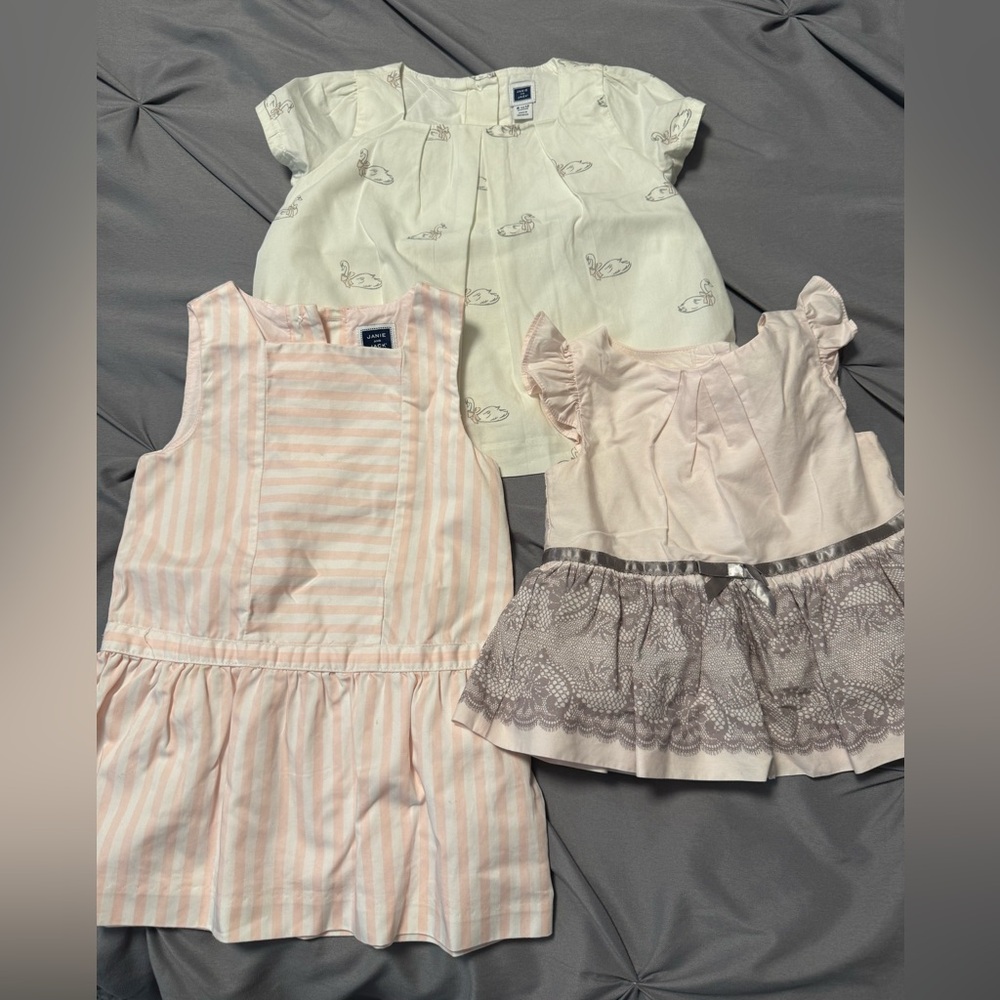 Lot of 3 Janie and Jack tops